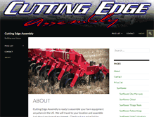 Tablet Screenshot of cuttingedgeassembly.com